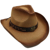 Antik cowboyhat Lysebrun