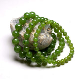 Armbånd med naturlige jade perler