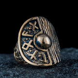 Asgård forsvarer ring bronze