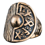 Asgård forsvarer ring bronze