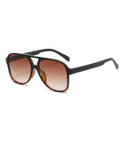 Aviator solbriller Brun