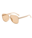Aviator solbriller Beige