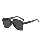 Aviator solbriller Sort