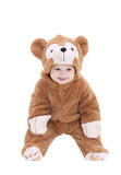 Bjørn Kigurumi til baby Sand / 3 MÅNEDER (58-65 CM)