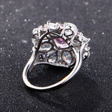 Blomsterformede ring