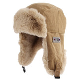 Bomulds Trapper Hat Standardtitel