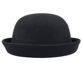Bowlerhat til dame Sort