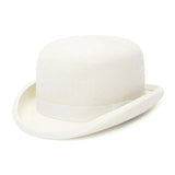 Bowlerhat til herre Hvid / S (54-55 cm)