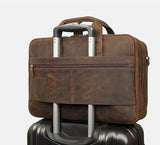 Brun læder computertaske Standardværdi Titel