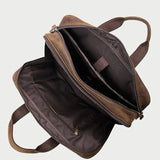 Brun læder computertaske Standardværdi Titel