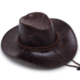 Cowboyhat i vegansk læder