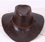 Cowboyhat i vegansk læder