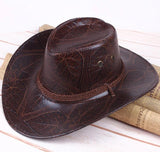 Cowboyhat i vegansk læder