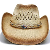 Cowgirl hat af strå Standardtitel