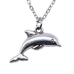 Delfin halskæde stål