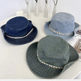 Denim bøllehat