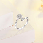 Diamant blomster ring