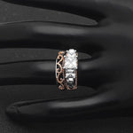 Dødningehoved ring retro stål