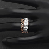 Dødningehoved ring retro stål