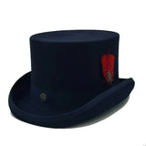 Elegant høj hat Sort / S (54-55 cm)