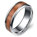 Enkelt tungsten ring solv