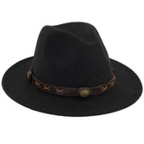 Filthat panamastil Sort