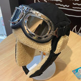 Flyver Trapper Hat Med briller