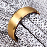 Forgyldt tungsten ring online