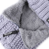 Grå hættelue med kvast Standardtitel