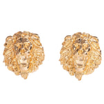Gyldne løve øreringe