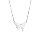 Halskæde med sommerfugl Sølv 1001 Smykker