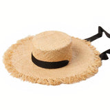 Hippie-inspirerede stråhat Standardtitel