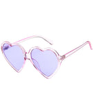 Hjerteformede solbriller Lilla