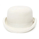 Hvid bowlerhat