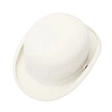 Hvid bowlerhat S (54-55 cm)