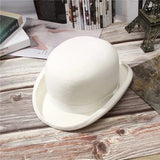 Hvid bowlerhat