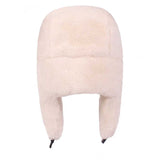 Hvid pelshue Standardtitel