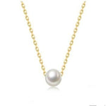 Hvid perle halskæde