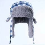 Hvidblå pelshue Standardtitel