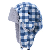 Hvidblå pelshue Standardtitel