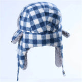 Hvidblå pelshue Standardtitel