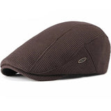 Justerbar baret Brun