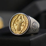 Katolsk signet ring smykke