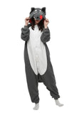 Kigurumi ulv Grå ulv / S (148-159CM)