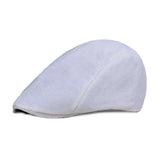 Klassisk baret Hvid