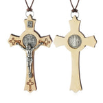 Kors halskæde Kristus oliventrae