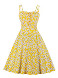 Kort kjole i rockabilly-stil
