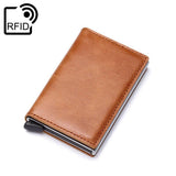 Kortholder med RFID-beskyttelse Brun