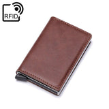 Kortholder med RFID-beskyttelse Kaffebrun