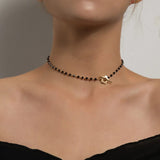 Kunstnerisk choker halskæde